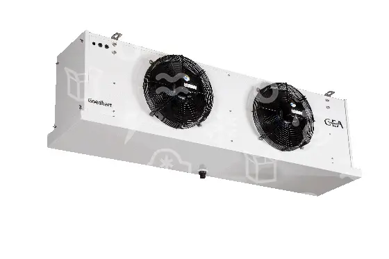 výparník Goedhart  6,10 kW, dT = 8 °C, ventilátor 2 x 300 mm